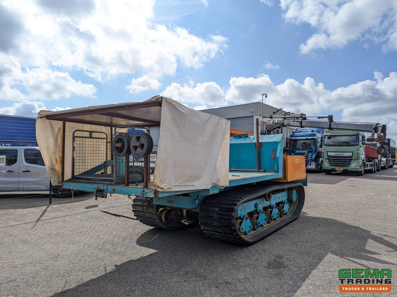 Morooka MST-1100 Rupsdumper / Werktuigdrager - Platte kiepbak + Hiab 026 T3 Kraan - Komatsu 6Cil - Dúmper: foto 3 Morooka MST-1100 Rupsdumper / Werktuigdrager - Platte kiepbak + Hiab 026 T3 Kraan - Komatsu 6Cil - Dúmper: foto 3