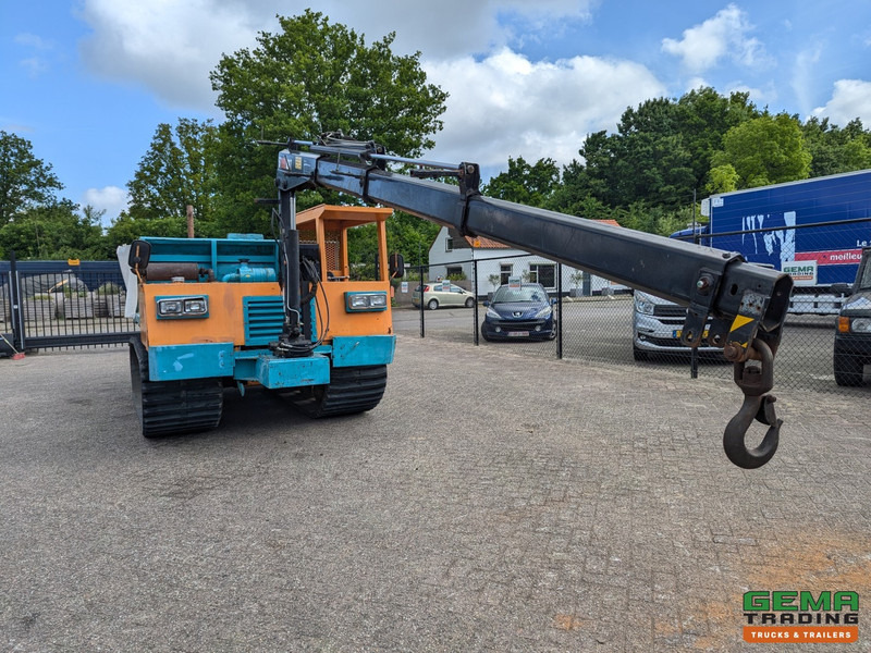 Morooka MST-1100 Rupsdumper / Werktuigdrager - Platte kiepbak + Hiab 026 T3 Kraan - Komatsu 6Cil - Dúmper: foto 4 Morooka MST-1100 Rupsdumper / Werktuigdrager - Platte kiepbak + Hiab 026 T3 Kraan - Komatsu 6Cil - Dúmper: foto 4