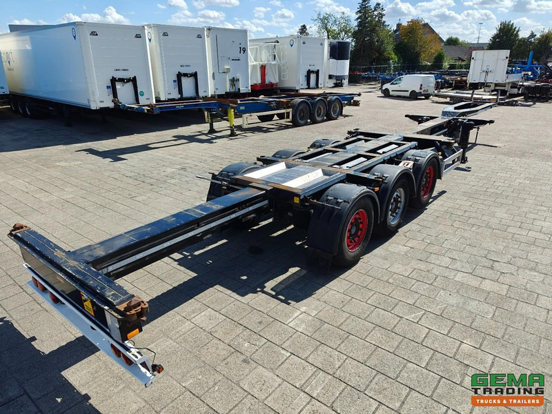 Pacton ET3 3-Assen Valx - MULTI - Schijfremmen - LiftAs - 3x Uitschuifbaar - ADR lekbak - Semirremolque portacontenedore/ Intercambiable: foto 4 Pacton ET3 3-Assen Valx - MULTI - Schijfremmen - LiftAs - 3x Uitschuifbaar - ADR lekbak - Semirremolque portacontenedore/ Intercambiable: foto 4