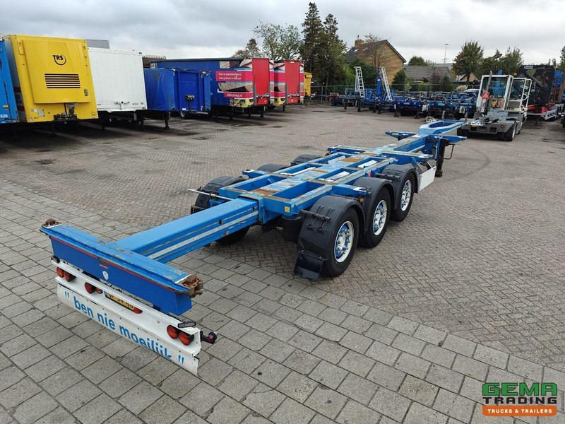 Pacton TXC343 3-Assen Valx - MULTI - Schijfremmen - LiftAs - 3x Uitschuifbaar - 05/2026 APK - Semirremolque portacontenedore/ Intercambiable: foto 1 Pacton TXC343 3-Assen Valx - MULTI - Schijfremmen - LiftAs - 3x Uitschuifbaar - 05/2026 APK - Semirremolque portacontenedore/ Intercambiable: foto 1