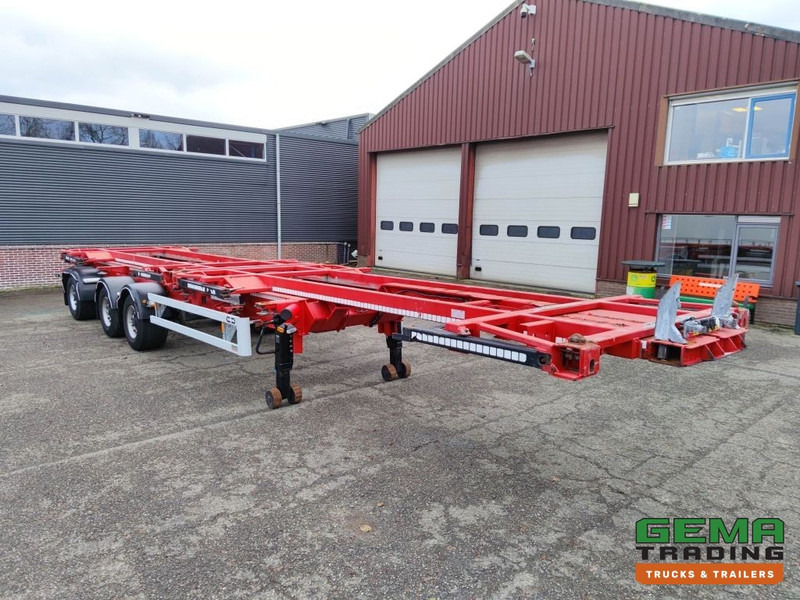 Van Hool A3C002 StuurasAs - 2x 20FT Frames - All Connections (O826) - Semirremolque portacontenedore/ Intercambiable: foto 4 Van Hool A3C002 StuurasAs - 2x 20FT Frames - All Connections (O826) - Semirremolque portacontenedore/ Intercambiable: foto 4