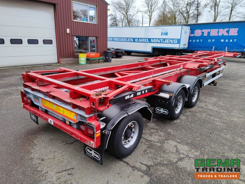 Van Hool A3C002 StuurasAs - 2x 20FT Frames - All Connections (O826) - Semirremolque portacontenedore/ Intercambiable: foto 1 Van Hool A3C002 StuurasAs - 2x 20FT Frames - All Connections (O826) - Semirremolque portacontenedore/ Intercambiable: foto 1