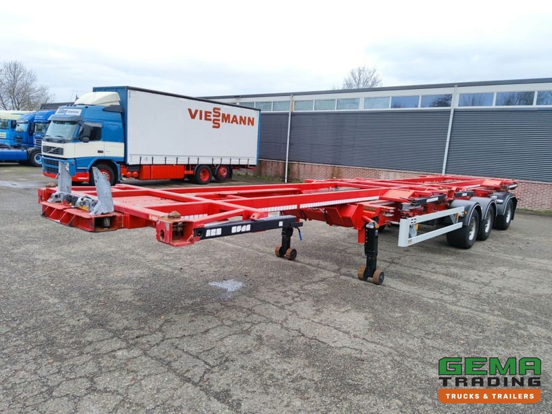 Van Hool A3C002 StuurasAs - 2x 20FT Frames - All Connections (O826) - Semirremolque portacontenedore/ Intercambiable: foto 3 Van Hool A3C002 StuurasAs - 2x 20FT Frames - All Connections (O826) - Semirremolque portacontenedore/ Intercambiable: foto 3
