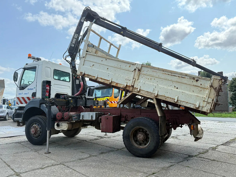 Renault Kerax 400 4X4 Tipper + Hiab 085 Spring/Spring EURO 2 ZF Manual Gearbox - Camión volquete, Camión grúa: foto 3 Renault Kerax 400 4X4 Tipper + Hiab 085 Spring/Spring EURO 2 ZF Manual Gearbox - Camión volquete, Camión grúa: foto 3