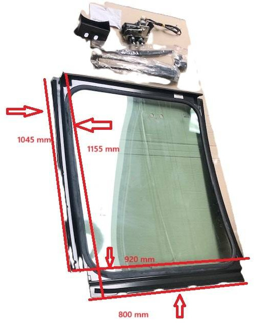 Front window for Nissan - Ventana y piezas para Equipo de manutención: foto 2 Front window for Nissan - Ventana y piezas para Equipo de manutención: foto 2