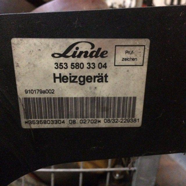 Cabina e interior para Equipo de manutención Heater for Linde Series 353-03: foto 6