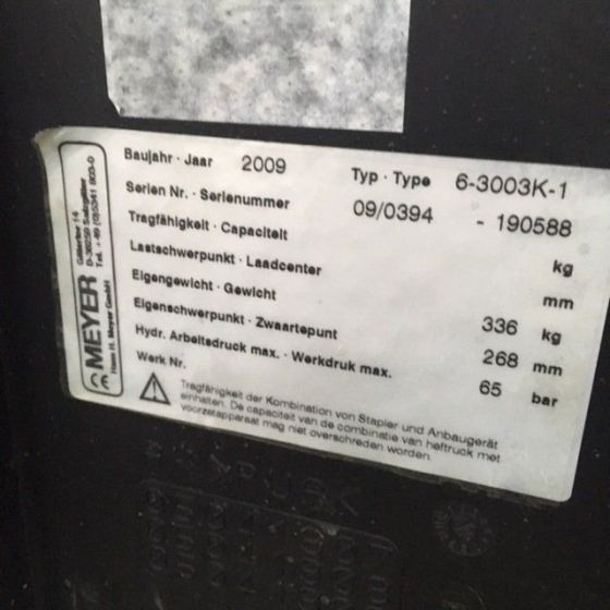 Meyer load stabilizer - Implemento para Equipo de manutención: foto 5 Meyer load stabilizer - Implemento para Equipo de manutención: foto 5