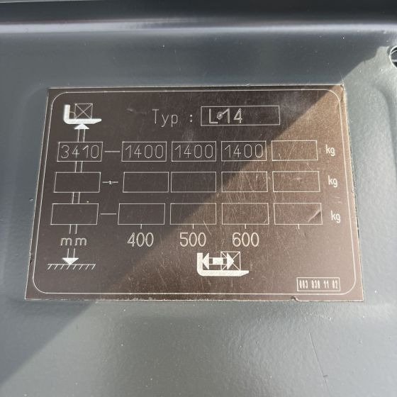 Apilador Linde L14 (372): foto 6