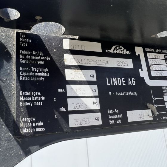 Linde R16HD (115) - Retráctil: foto 2 Linde R16HD (115) - Retráctil: foto 2