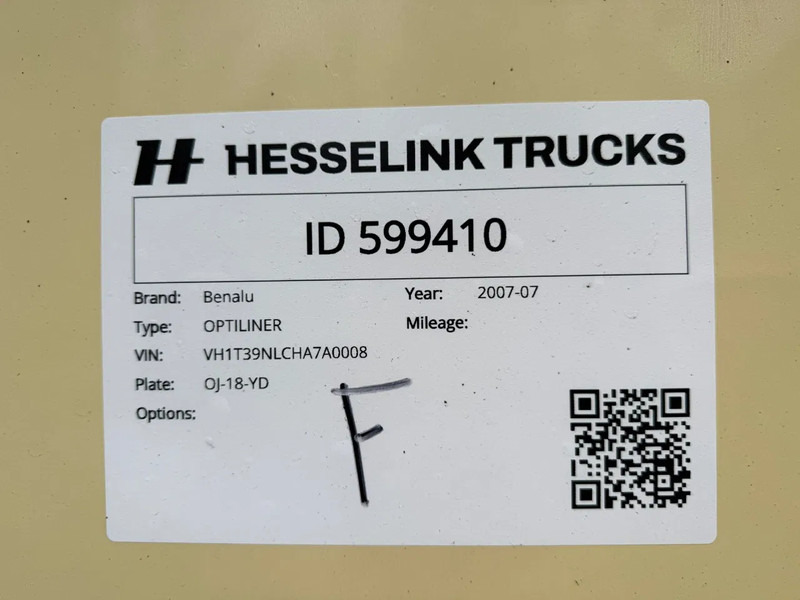 Semirremolque volquete Benalu 60m3 Optiliner Vol alu SELF SUPPORT 6320KG: foto 6 Semirremolque volquete Benalu 60m3 Optiliner Vol alu SELF SUPPORT 6320KG: foto 6