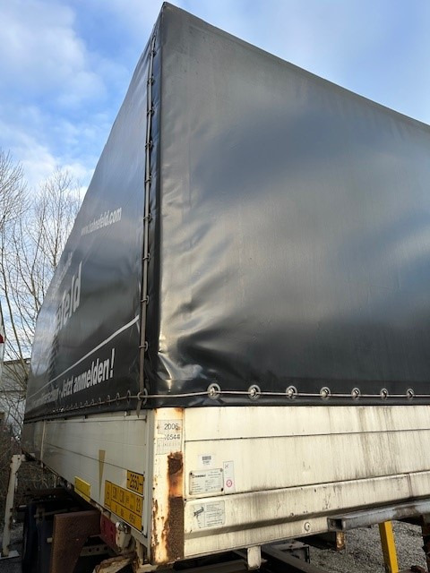 Krone Wechselpritsche BDF-System 7.45m mit Plane und Spriegel, Portaltüren - Toldo carrocería: foto 1 Krone Wechselpritsche BDF-System 7.45m mit Plane und Spriegel, Portaltüren - Toldo carrocería: foto 1
