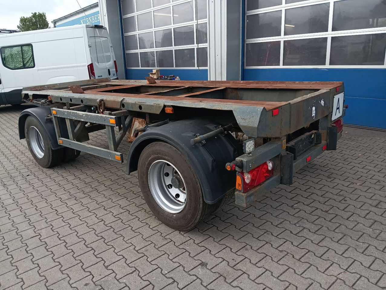 Meiller MEILLER HKM A18AbsetzContainer BPW TÜV Reifen70% - Remolque multilift/ Portacontenedores de cadenas: foto 3 Meiller MEILLER HKM A18AbsetzContainer BPW TÜV Reifen70% - Remolque multilift/ Portacontenedores de cadenas: foto 3