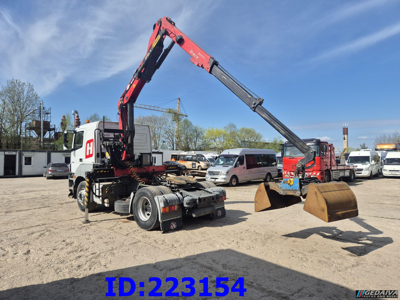 Cabeza tractora MERCEDES-BENZ Axor 1840 +  Crane Epsilon Palfinger 0150Z: foto 7