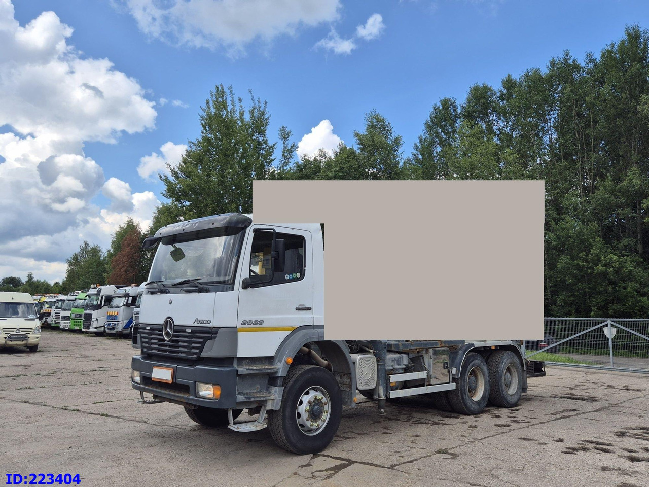 MERCEDES-BENZ Atego 2628 6x4 Full steel - Camión chasis: foto 1 MERCEDES-BENZ Atego 2628 6x4 Full steel - Camión chasis: foto 1