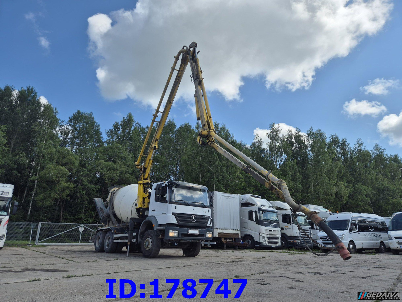 MERCEDES-BENZ Axor 2633 6x4 Schwing 750 - Bomba de hormigón: foto 3 MERCEDES-BENZ Axor 2633 6x4 Schwing 750 - Bomba de hormigón: foto 3