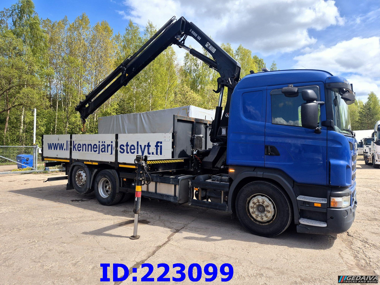 SCANIA G440 6x2 + Crane HIAB X-Hiduo 188 - Camión caja abierta: foto 4 SCANIA G440 6x2 + Crane HIAB X-Hiduo 188 - Camión caja abierta: foto 4