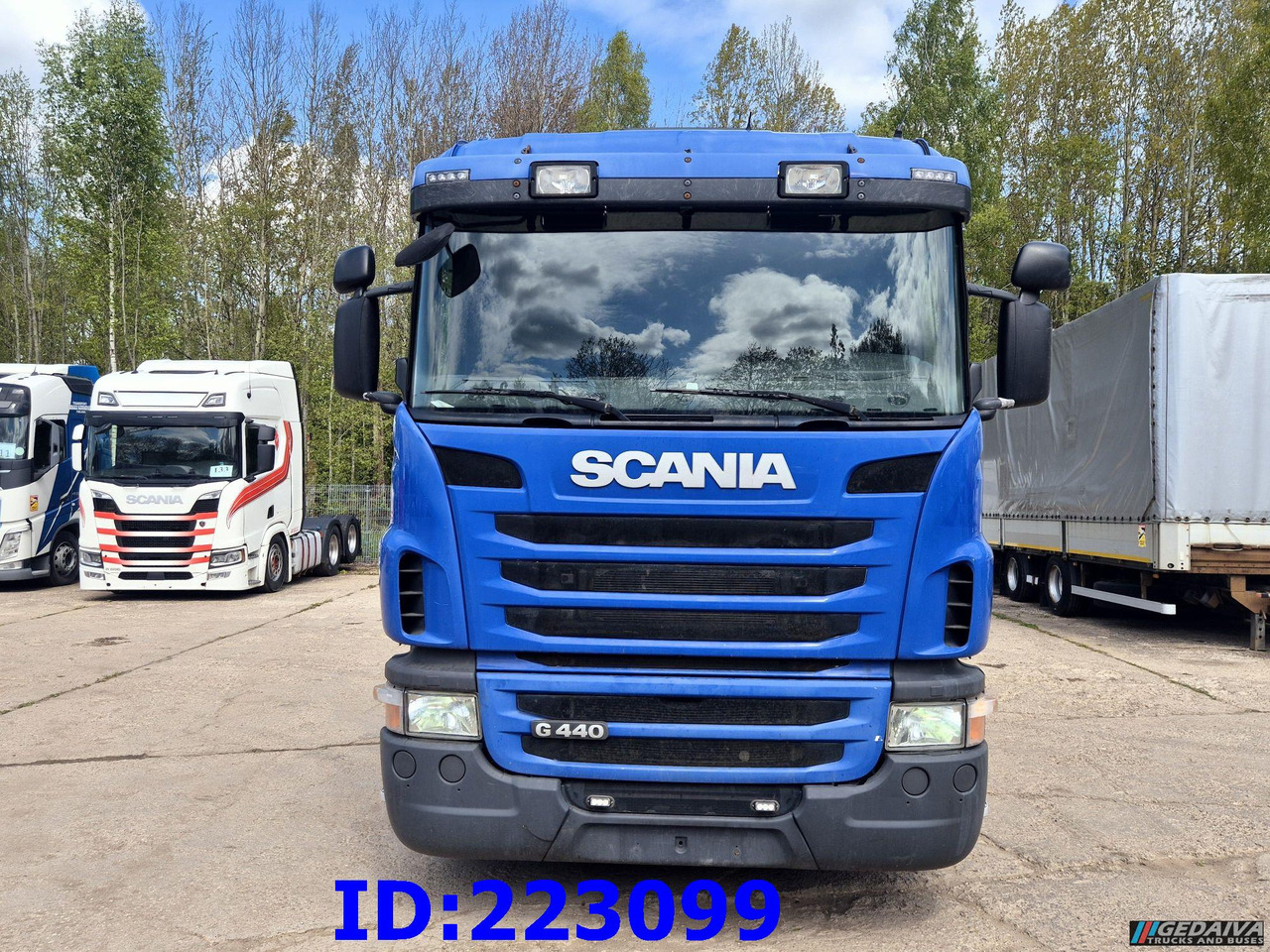 SCANIA G440 6x2 + Crane HIAB X-Hiduo 188 - Camión caja abierta: foto 2 SCANIA G440 6x2 + Crane HIAB X-Hiduo 188 - Camión caja abierta: foto 2
