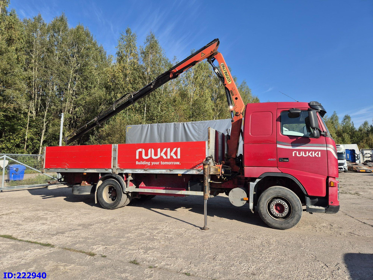 VOLVO FH12 420HP + Crane Palfinger PK9501 - Camión caja abierta: foto 4 VOLVO FH12 420HP + Crane Palfinger PK9501 - Camión caja abierta: foto 4