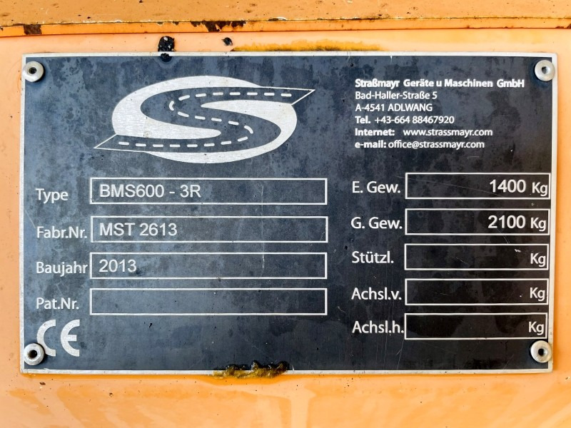 Strassmayr BMS600-3R (3831) - Distribuidor de asfalto: foto 5 Strassmayr BMS600-3R (3831) - Distribuidor de asfalto: foto 5