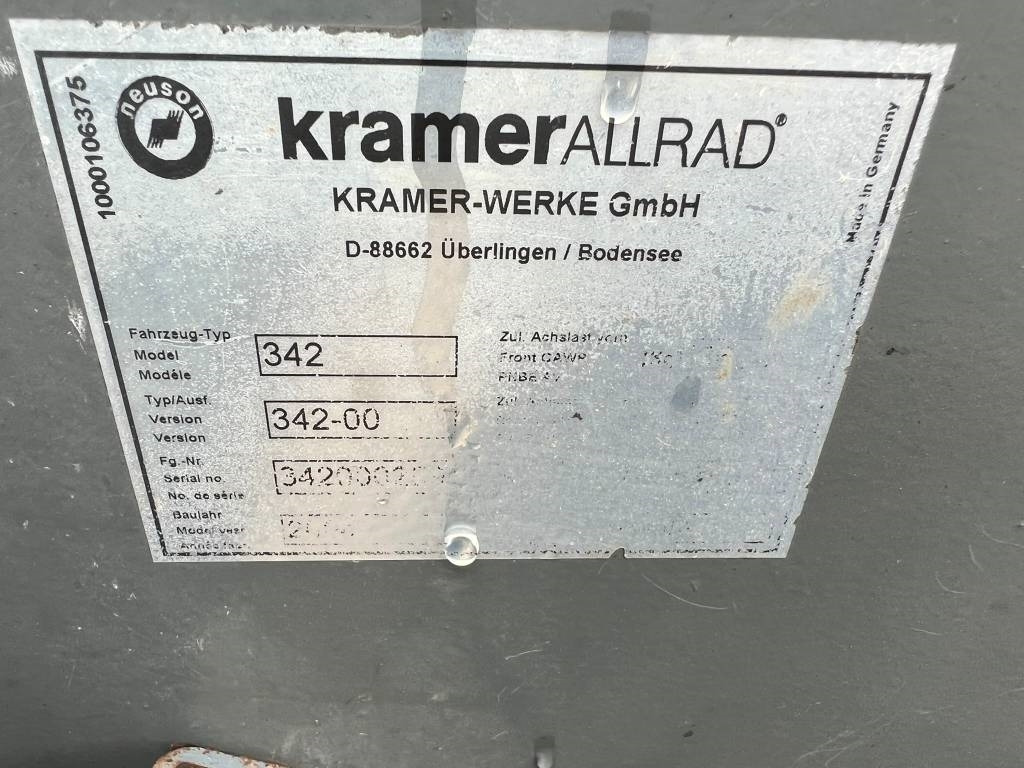 Cargadora de ruedas Kramer 380 shovel: foto 13
