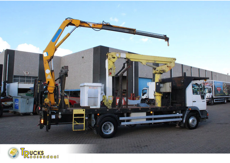 MAN 14.224 + EURO 2 + PTO + EFFER 95 / 2S + 11.5meter platform - Camión grúa: foto 1 MAN 14.224 + EURO 2 + PTO + EFFER 95 / 2S + 11.5meter platform - Camión grúa: foto 1