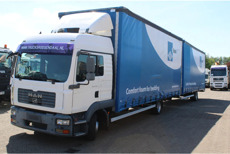 MAN TGL 8.210 + TRAILER + SLEEPCAB COMBI - Camión lona: foto 2 MAN TGL 8.210 + TRAILER + SLEEPCAB COMBI - Camión lona: foto 2