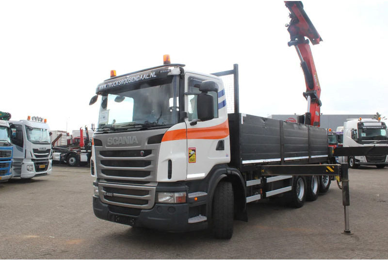 Scania G 480 + PALFINGER 500002EH 6x / JIB 3x + 8x4 STEERING + REMOTE - Camión grúa: foto 3 Scania G 480 + PALFINGER 500002EH 6x / JIB 3x + 8x4 STEERING + REMOTE - Camión grúa: foto 3