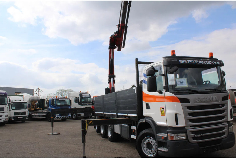 Scania G 480 + PALFINGER 500002EH 6x / JIB 3x + 8x4 STEERING + REMOTE - Camión grúa: foto 4 Scania G 480 + PALFINGER 500002EH 6x / JIB 3x + 8x4 STEERING + REMOTE - Camión grúa: foto 4