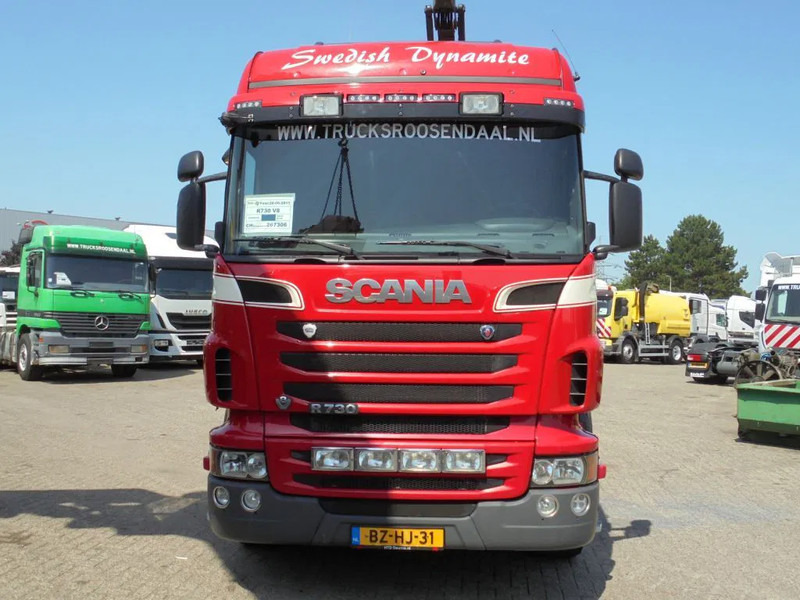 Scania R730 V8 + Euro 5 + Loglift 115Z + 6X4 + DISCOUNTED from 56.950,- !!! - Camión grúa: foto 2 Scania R730 V8 + Euro 5 + Loglift 115Z + 6X4 + DISCOUNTED from 56.950,- !!! - Camión grúa: foto 2