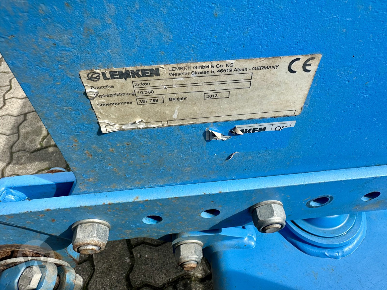 Lemken Zirkon 10/300 - Grada rotativa: foto 1 Lemken Zirkon 10/300 - Grada rotativa: foto 1