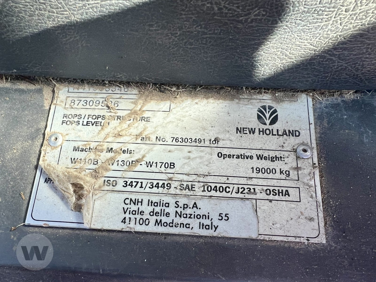 New Holland W 170 B - Cargadora de ruedas: foto 5 New Holland W 170 B - Cargadora de ruedas: foto 5