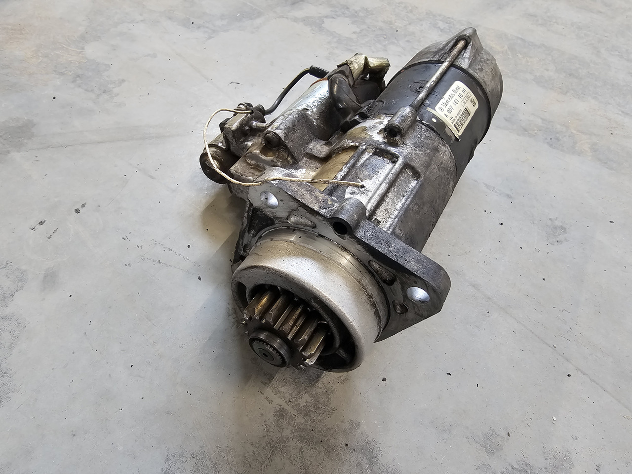 MERCEDES-BENZ ATEGO MP4 EURO 6 / ENGINE STARTER / OM936 / A0071511601 - Arranque: foto 4 MERCEDES-BENZ ATEGO MP4 EURO 6 / ENGINE STARTER / OM936 / A0071511601 - Arranque: foto 4