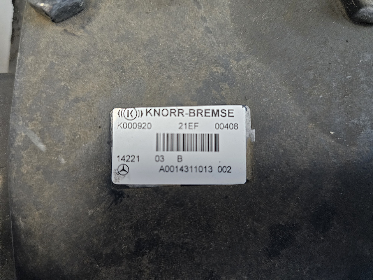 MERCEDES-BENZ MP4 / EBS VALVE / A0014311013 / K000920 - Válvula de freno: foto 4 MERCEDES-BENZ MP4 / EBS VALVE / A0014311013 / K000920 - Válvula de freno: foto 4