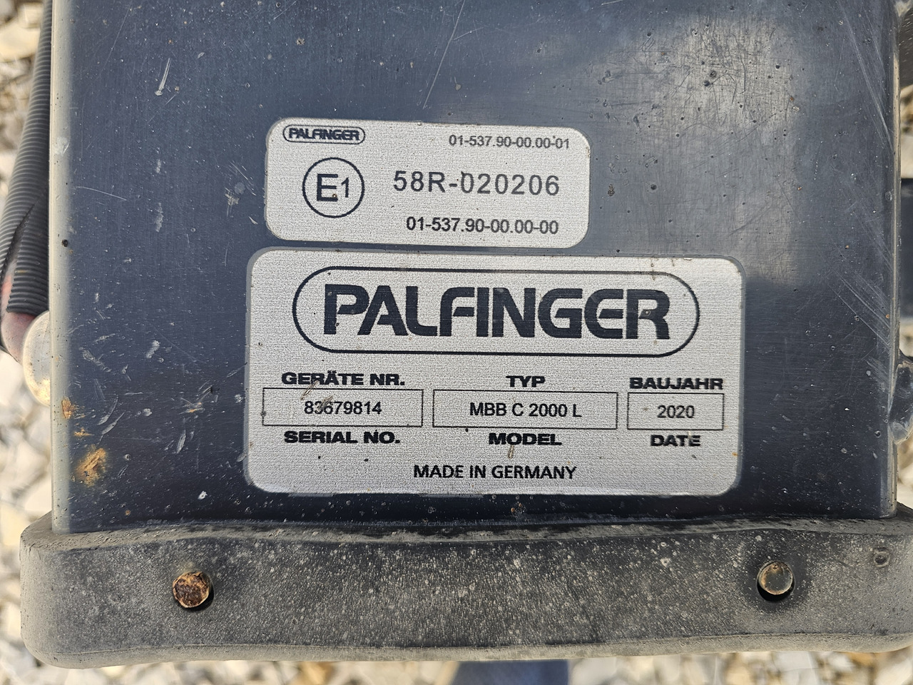 Trampilla elevadora PALFINGER MBB C 2000 L / 2020 / 2000KG: foto 8