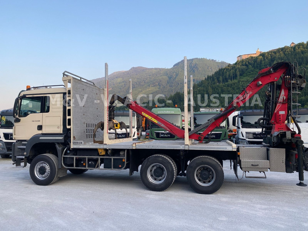 Leasing de  MAN 33.500 6X6 mit Kran PENZ 12Z MAN 33.500 6X6 mit Kran PENZ 12Z: foto 13