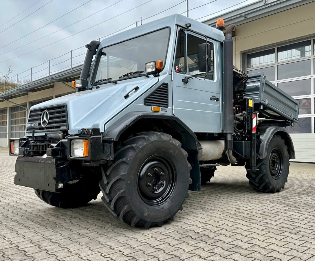 Unimog 130 - U130 418 74426 mit Kran und Winde Mer - Camión volquete: foto 3 Unimog 130 - U130 418 74426 mit Kran und Winde Mer - Camión volquete: foto 3