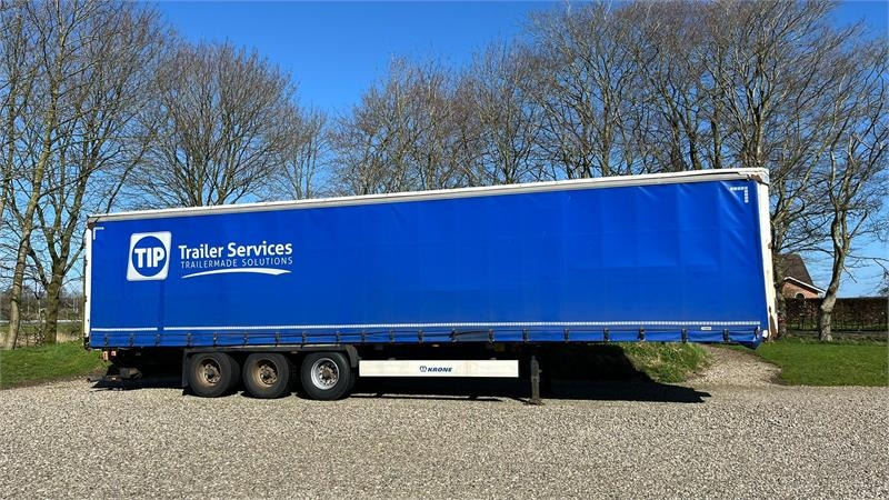Krone Sættevogn med lift i bag SDP 27 eLB4-CS med lift i - Semirremolque lona: foto 1 Krone Sættevogn med lift i bag SDP 27 eLB4-CS med lift i - Semirremolque lona: foto 1