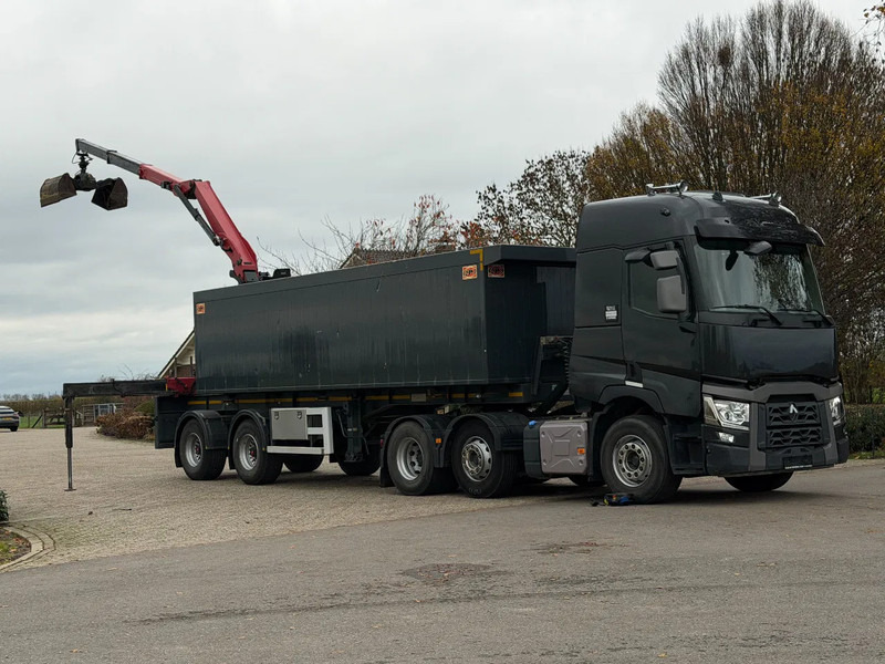 Renault T480 6x2 trekker 262dkm!! TRAILER WITH CRANE FOR SCREED! - Cabeza tractora: foto 5 Renault T480 6x2 trekker 262dkm!! TRAILER WITH CRANE FOR SCREED! - Cabeza tractora: foto 5