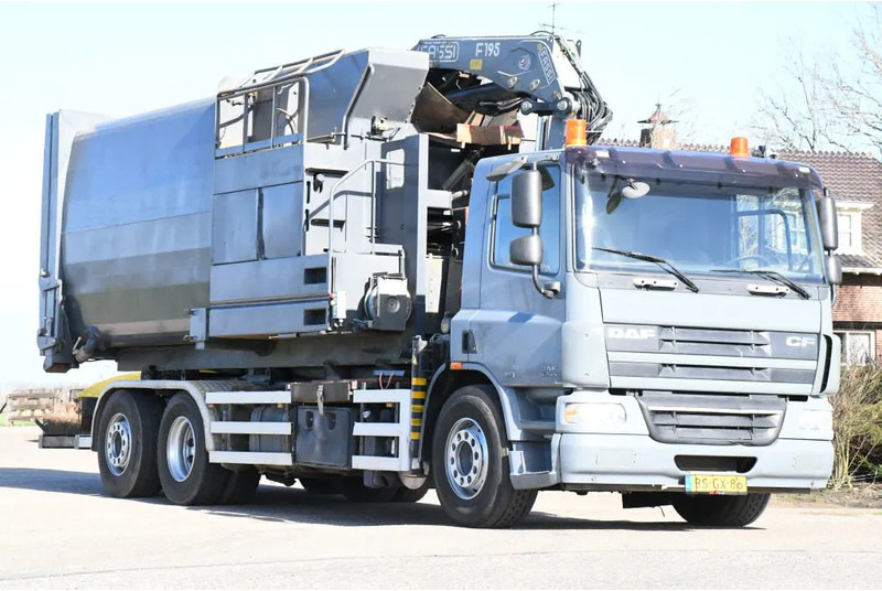DAF CF75/310 FAN !!KRAAN/HAAK!!PERSCONTAINER!!HIGH PRESURRE CLEANING!!HOGEDRUK REINIGING!!HOCH DRUCK WASHEN SYSTEM!!REINIGING!GEJO B - Camión multibasculante, Camión grúa: foto 2 DAF CF75/310 FAN !!KRAAN/HAAK!!PERSCONTAINER!!HIGH PRESURRE CLEANING!!HOGEDRUK REINIGING!!HOCH DRUCK WASHEN SYSTEM!!REINIGING!GEJO B - Camión multibasculante, Camión grúa: foto 2