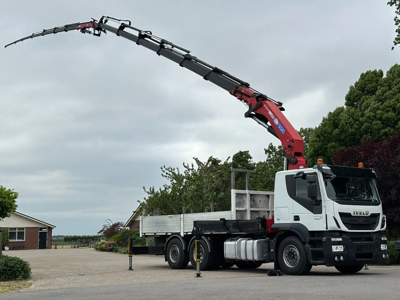 Camión grúa Iveco Stralis 420 2015!!TRUCK HMF50TM/FLY-JIB! WINCH/LIER!ROOF/DACH!!MANUTENTION!!: foto 1
