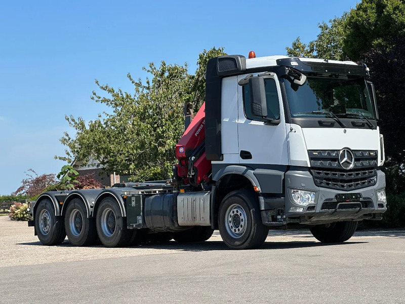 Mercedes-Benz Arocs 3251 8x4 TRIPLE!!28TM KRAAN/HAAK!!EURO6!!TOP! ZERO EMISSIE 2030!! - Camión multibasculante, Camión grúa: foto 2 Mercedes-Benz Arocs 3251 8x4 TRIPLE!!28TM KRAAN/HAAK!!EURO6!!TOP! ZERO EMISSIE 2030!! - Camión multibasculante, Camión grúa: foto 2