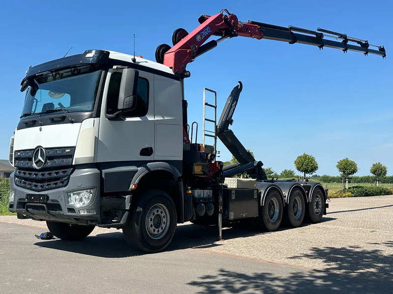 Mercedes-Benz Arocs 3251 8x4 TRIPLE!!28TM KRAAN/HAAK!!EURO6!!TOP! ZERO EMISSIE 2030!! - Camión multibasculante, Camión grúa: foto 5 Mercedes-Benz Arocs 3251 8x4 TRIPLE!!28TM KRAAN/HAAK!!EURO6!!TOP! ZERO EMISSIE 2030!! - Camión multibasculante, Camión grúa: foto 5