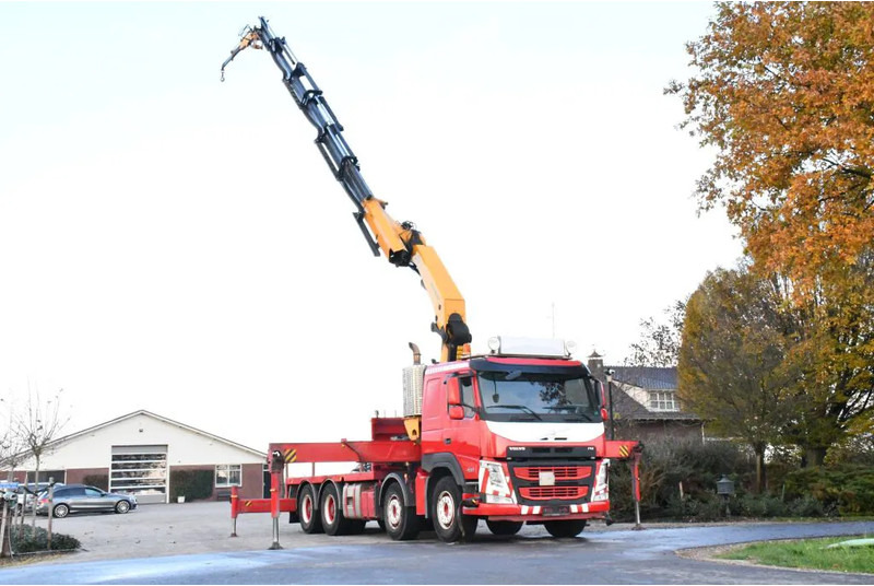 Camión grúa Volvo FM 460 PALFINGER 48TM!!FLY-JIB!! EURO6!!TOP!!ROOF/DACH/MONTAGE!!MANUTENTION!! CRANE!!GRUE!! SPECIAL!!: foto 1