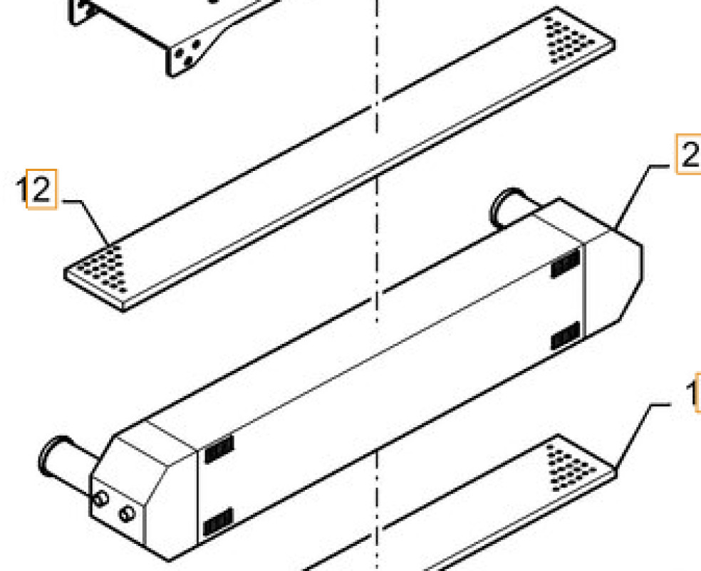 Case 11LQ-35052 - 11LQ35051 - Intercooler para Maquinaria de construcción: foto 1 Case 11LQ-35052 - 11LQ35051 - Intercooler para Maquinaria de construcción: foto 1