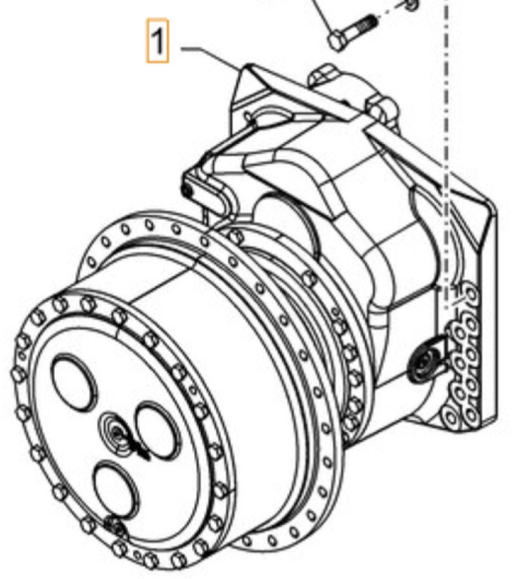 Case 47863726 - 47863724 - Mando final para Maquinaria de construcción: foto 1 Case 47863726 - 47863724 - Mando final para Maquinaria de construcción: foto 1