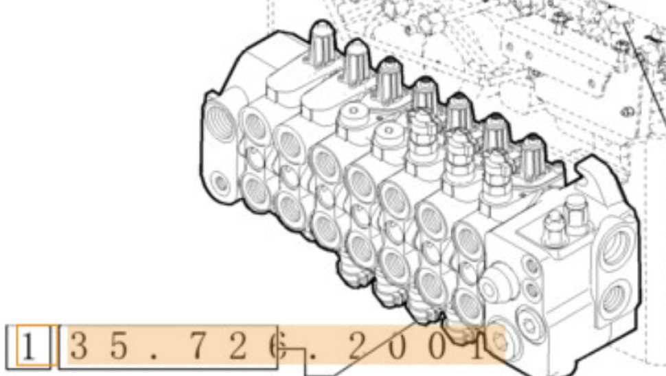 Case 84222517 - 47377730 - Válvula hidráulica para Maquinaria de construcción: foto 1 Case 84222517 - 47377730 - Válvula hidráulica para Maquinaria de construcción: foto 1