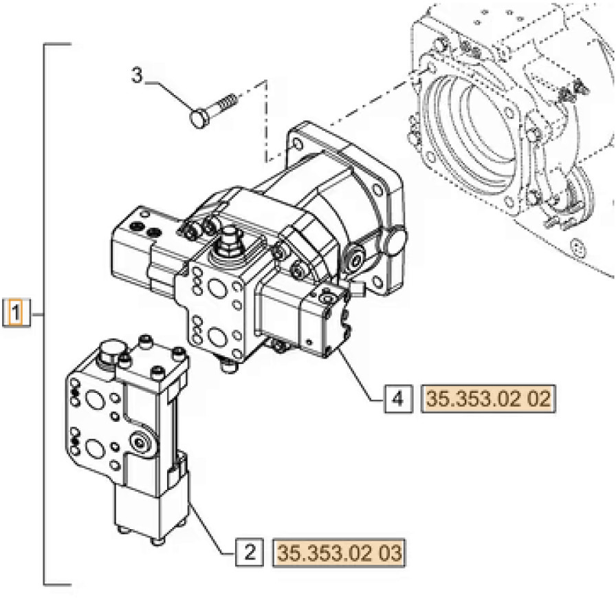 Case 84259377 - 84259376 - Motor hidráulico para Maquinaria de construcción: foto 1 Case 84259377 - 84259376 - Motor hidráulico para Maquinaria de construcción: foto 1