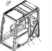 Caterpillar 3334333 - Puerta y piezas para Maquinaria de construcción: foto 1 Caterpillar 3334333 - Puerta y piezas para Maquinaria de construcción: foto 1