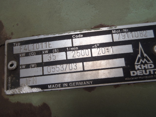 Deutz F4L1011E - - Motor para Maquinaria de construcción: foto 5 Deutz F4L1011E - - Motor para Maquinaria de construcción: foto 5