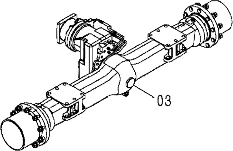 Hitachi 4457336 - 4472020107 - Eje posterior para Maquinaria de construcción: foto 1 Hitachi 4457336 - 4472020107 - Eje posterior para Maquinaria de construcción: foto 1